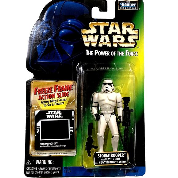 VTG Star Wars the Power of the Force Stormtrooper Action Figure 1997, NIP, NM - Picture 1 of 6